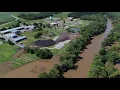 Remnants from Hurricane Ida flooding in Hershey PA