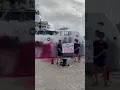 Climate Activists Spray-Paint Walmart Heir s 300M Yacht