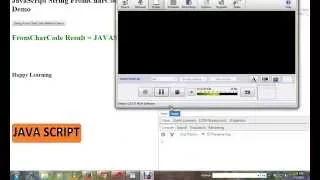 STRINGS FROMCHARCODE METHOD IN JAVA SCRIPT DEMO