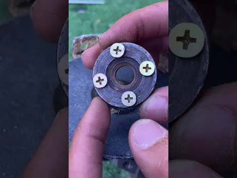 Coloque parafusos na sua esmerilhadeira e descubra a função oculta dela #TruqueDeFerramenta