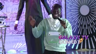 akpororo and destalker mock each other as they thrill the crowd watch 