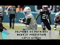 Miami Dolphins vs New England Patriots Prediction