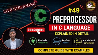 Preprocessor in C Language Explained in Detail Macros Conditional Compilation