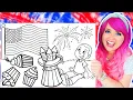 Coloring 4th of July Coloring Pages Firecrackers American Flag Cupcakes Fireworks Show