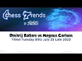 Download Lagu Dmitrij Kollaras vs Magnus Carlsen. Titled Tuesday Blitz July 25 Late 2023.