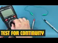 How to Check For Continuity With a Multimeter Step-by-Step Guide