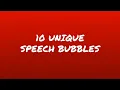 10 Unique Speech Bubbles After Effects Templates