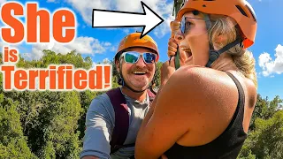 Screaming Like a Banshee on the Zipline