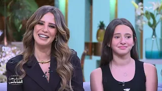 أم مصرية أصيلة   إيمان العاصي استغلت البرنامج وحكمت على بنتها تاكل  القلقاس  دندنها