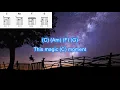 This Magic Moment by Jay and the Americans play along with scrolling guitar chords and lyrics