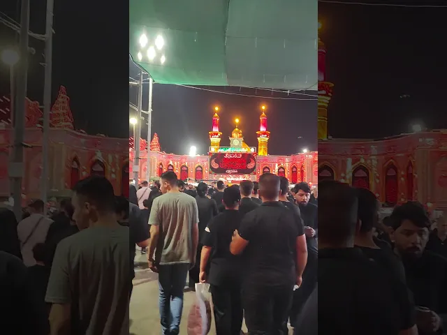 ⁣زرنا عنكم ليلة العباس عليه السلام ودعونا لكم بقضاء الحوائج مع زوجتي الغالية ام امنه والعيال