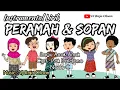 PERAMAH \u0026 SOPAN. Lagu Anak. Kelas 2SD Tema1 Subtema1. Instrumental Lirik. Musik : VJ Raja Oloan