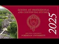 Fordham University s School of Professional and Continuing Studies Diploma Ceremony 2025