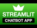 Streamlit RAG Chatbot App with PDF File Upload