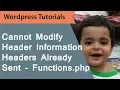 Cannot modify header information - headers already sent by on line 934