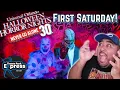 NO ESCAPE Halloween Horror Nights 2021 First Saturday Night Crowds Haunted House Reviews HHN 30