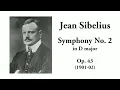 Sibelius: Symphony No. 2 in D major, Op. 43 [Szell] (with Score)