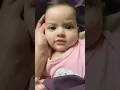 Cute baby morning video - mommy talk to her and I love how she pay attention- baby morning