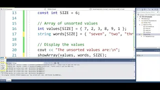Sorting Parallel Arrays
