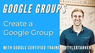 How to Create a Google Group