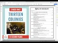 13 Colonies Unit Updates