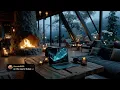 Deep Work Beats And Winter Work Music In A Warm Fireplace Lounge For Laser Focus And Fast Tasking