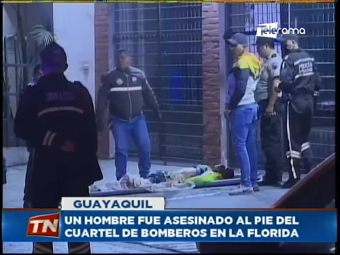 Un hombre fue asesinado al pie del cuartel de bomberos en La Florida