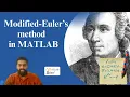 Modified - Euler s method in MATLAB MATLABHelper Blog