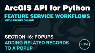 Adding Related Records Information to Popups in ArcGIS Online using the ArcGIS API for Python