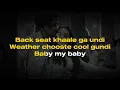 Pretty Baby Song | Karaoke | Biker | Sharwanand, Malvika Nair | Dr Rajashekhar | Ghibran | Abhilash