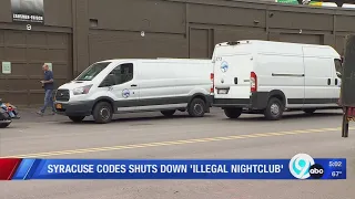 Syracuse codes shuts down illegal nightclub
