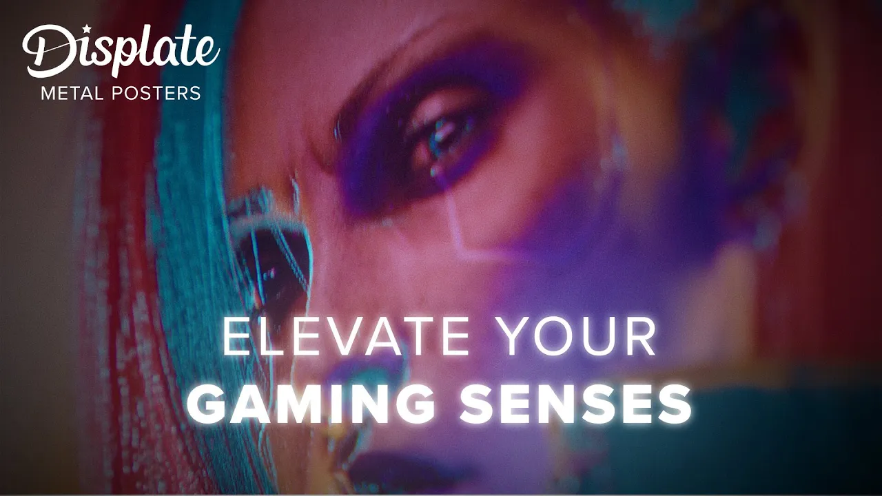 Displate Metal Posters — Displate Metal Posters - Bring Your Games to Life (YouTube video ad)