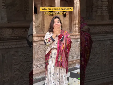 are excited for Mandir🥹Vrindavan Banke Bihari @VishaliKhuranaSLiife #Vrindavan #ytshorts #trend