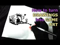 TUTORIAL How to turn DRAWINGS into GAME ART