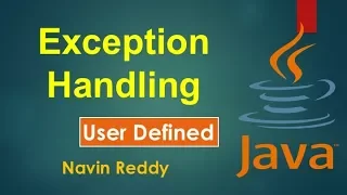 5 Exception Handling User Defined