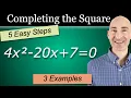 Completing the Square 5 Easy Steps
