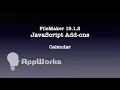 JavaScript Add-ons Calendar