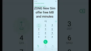 ZONG New Sim Offer Ll Free MB And Minutes Ll Trending Viral  ZONG New Sim Offer Ll Free MB And Minutes Ll Trending Viral