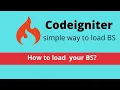 Simplest way to add bootstrap 4 in Codeigniter 3