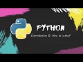 Python Tutorial Python Introduction Part 1