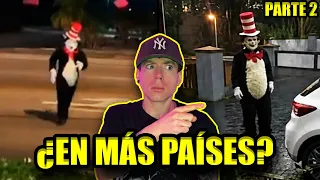 GRABAN AL GATO DEL SOMBRERO PERSIGUIENDO A LA GENTE EN OTROS PAÍSES... PARTE 2