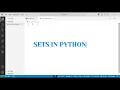 Mastering Sets in Python - Part I Full Guide to Set Methods and Operations