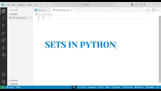 Mastering Sets in Python - Part I Full Guide to Set Methods and Operations