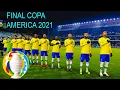 PES - ARGENTINA vs BRAZIL Final COPA AMERICA 2021 - Full match HD efootball game 2021