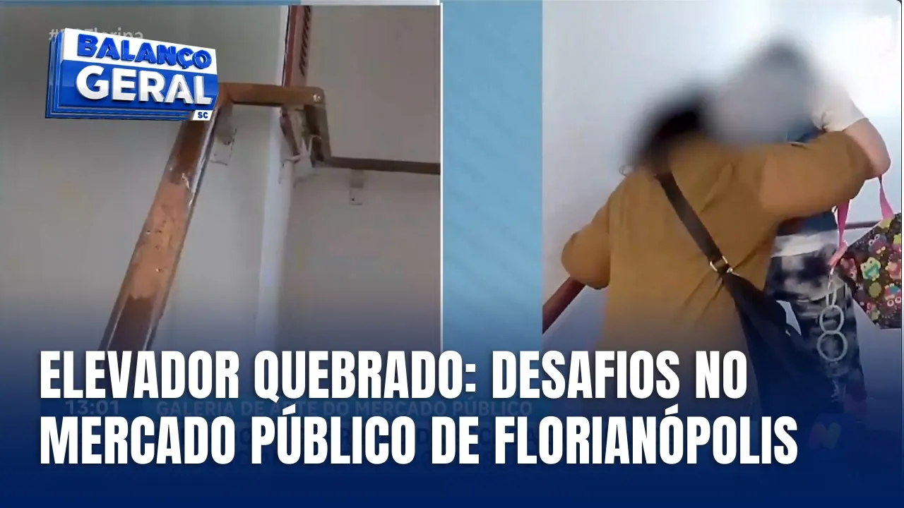 Falta de acessibilidade: cadeirante enfrenta desafios no Mercado Público de Florianópolis