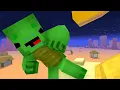 Buried JJ SIREN HEAD is Found by IVY and Mikey - Maizen Minecraft Animation