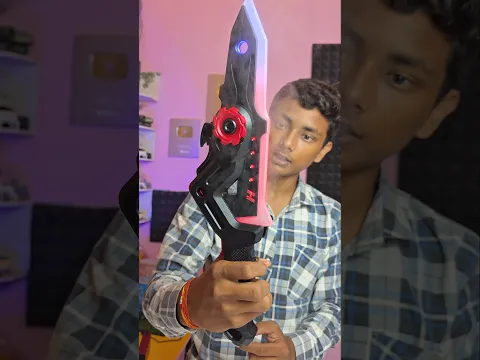 glowing Warrior Axe Cosplay toy for kids
