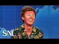 Weekend Update Redhead Who Just Went on Vacation Gives Tropical Travel Tips - SNL