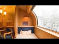 Riding the Sleeper Train in Japan on a Heavy Snow Day (Tokyo→Izumo-shi)