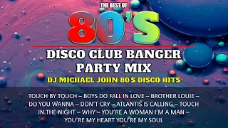 Download 80's DISCO CLUB BANGER Mix - Nonstop (DJ Michael John Remix) | The best of 80's Golden Hits | Oldies MP3